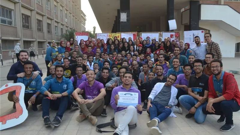 جامعة أسيوط تشهد انطلاق حملة طلابية للتوعية بأهمية التبرع بالدم