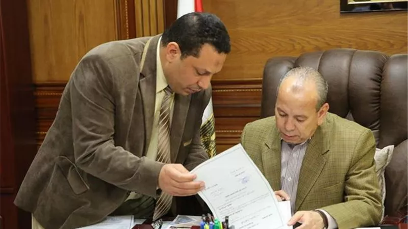 محافظ كفر الشيخ يصدق علي 3 برتوكولات