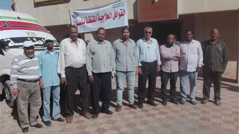 قافلة طبية توقع الكشف المجانى على 3173 مواطنا بأسوان