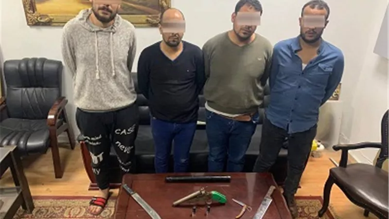 احباط مشاجرة بالأسلحة بسبب 15 الف بالنزهة