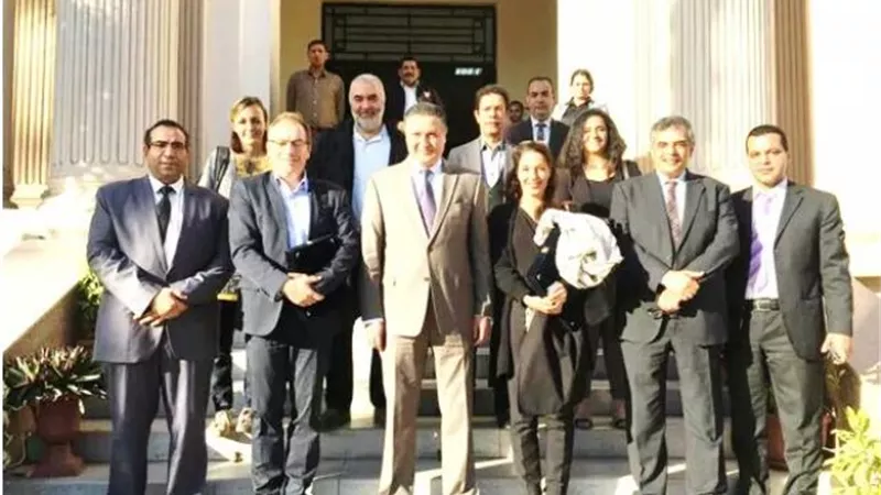 رئيس جامعة بنها يبحث التعاون المشترك مع الملحق الثقافى الفرنسى