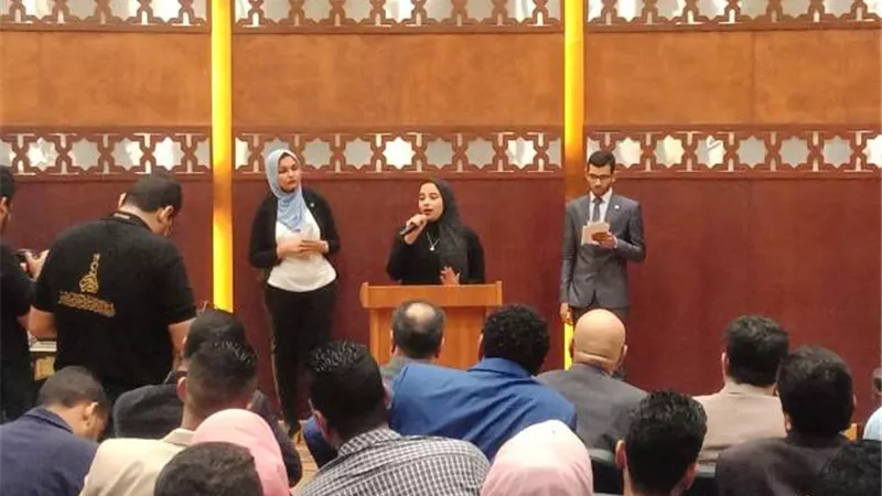 طلاب من اجل مصر بجامعة السويس تشارك فى منتدى رابطة أزهرى