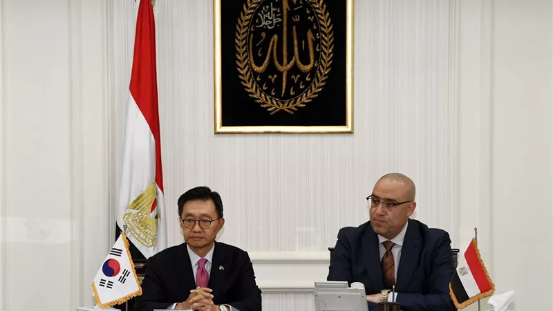وزير الإسكان يلتقى وفداً من كوريا الجنوبية لبحث فرص التعاون فى تمويل المشروعات