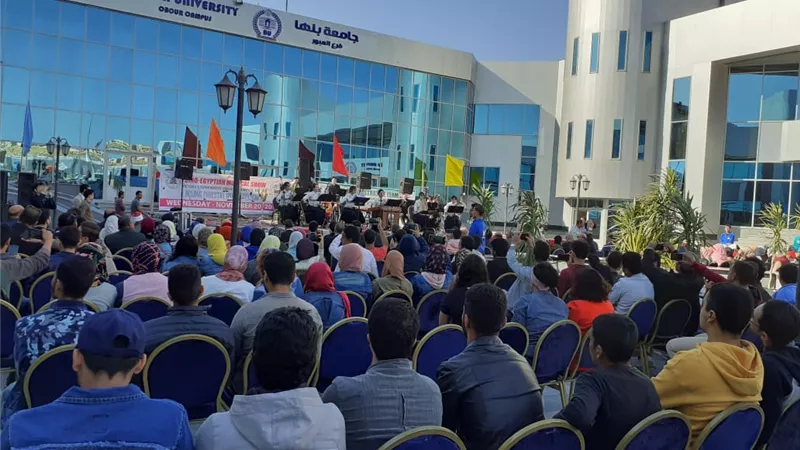 حفل موسيقي مصري صيني بفرع جامعة بنها بالعبور