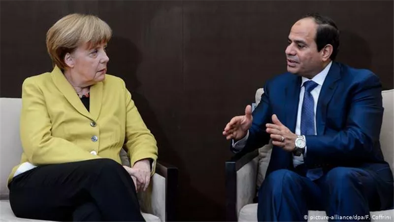 السيسي وميركل يبحثان انخراط ألمانيا في خطط التنمية المصرية