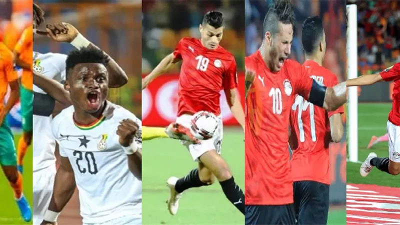 5 لاعبين يتنافسون على لقب هداف امم افريقيا .. بينهم 3 مصريين