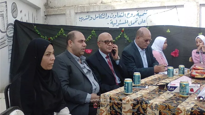 النائب طارق متولي يشهد تكريم طالبات تمريض السويس