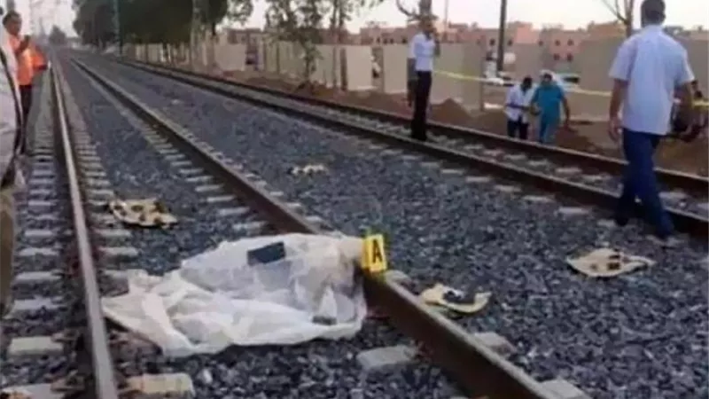 مصرع ربة منزل ونجلها تحت عجلات القطار بالمنوفية
