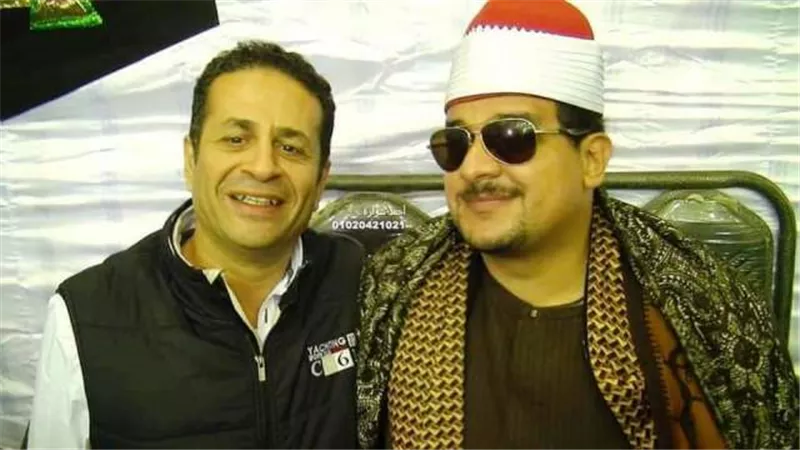 احمد عمر هاشم و ممدوح عامر يحتفلان بالمولد النبوى بالمنايل