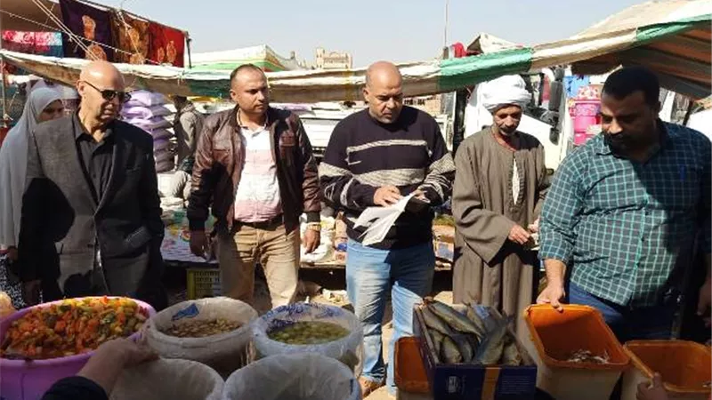 وكيل وزارة الصحة بالشرقية يقود حملة مكبرة علي أسواق العاشر..صور