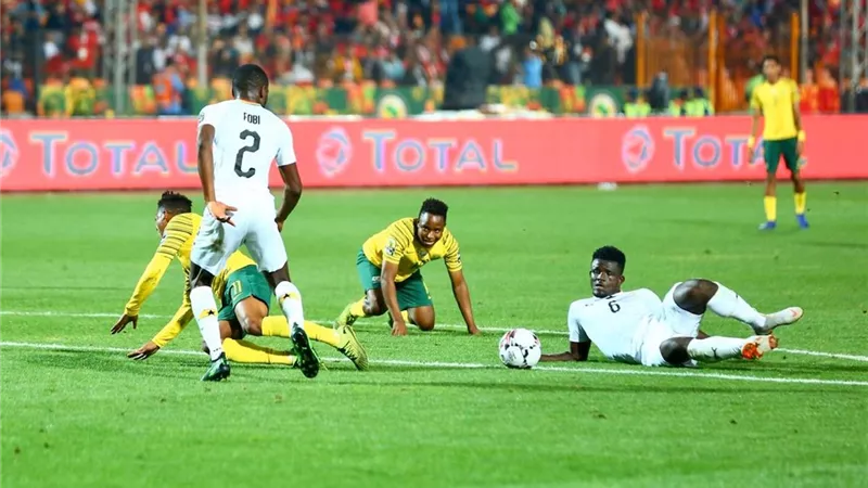 جنوب افريقيا يتعادل مع غانا بهدفين لكل منهما