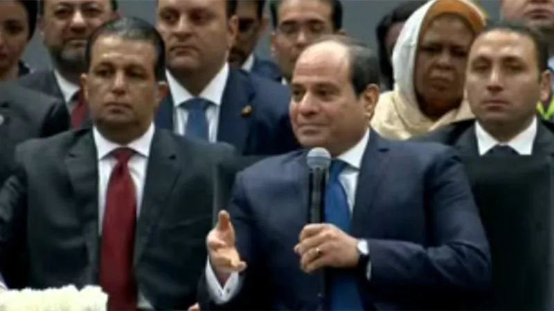 السيسي : التنمية حق من حقوق الانسان وافريقيا قادمة بشبابها وتاريخها وفرصها الواعدة