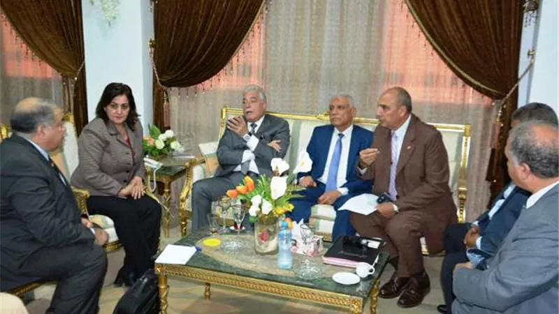 فوده يناقش مع محرز تطوير الثروة السمكية فى جنوب سيناء بالصور