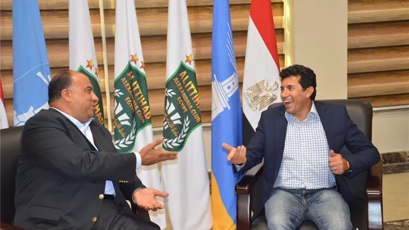 وزير الرياضة يهنئ الاتحاد السكندري بعد التأهل لدور الثمانية بالبطولة العربية