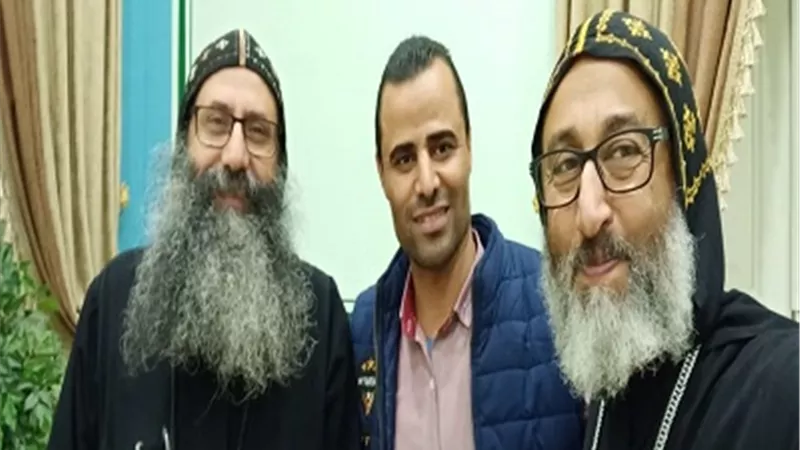 مستقبل وطن بالقوصية يلتقي الانبا بيجول اسقف الدير المحرق