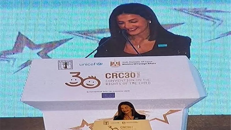 دنيا سمير غانم تحتفل بمرور 30 عامأ على تواجد منظمة اليونيسيف فى مصر