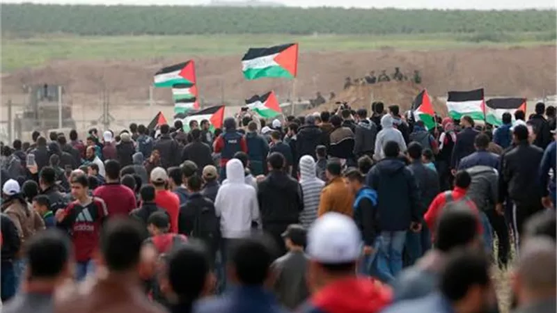 يوم الغضب الشعبي الفلسطيني يرفض موقف أمريكا تجاه المستوطنات الاسرائيلية