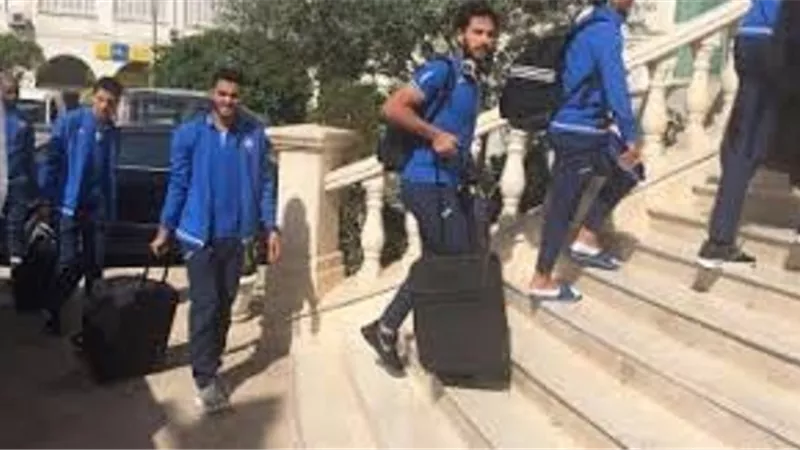 الأهلى يصل فندق الإقامة بتونس استعدادًا لدورى الأبطال.. صور