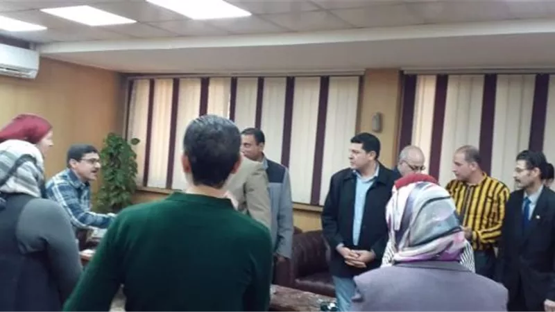 محافظ الغربية السابق يودع موظفي الديوان العام قبيل مغادرته المحافظة بعد اعلان المحافظين الجدد