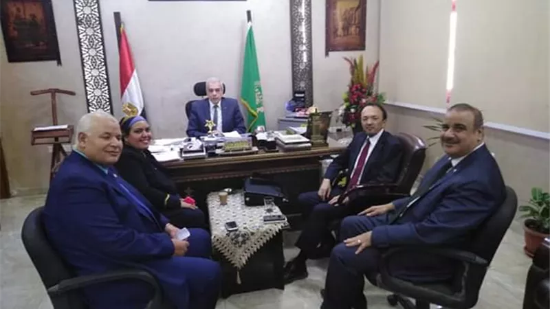 طه عجلان يستقبل مدير مشروع تطوير التعليم الفنى بـ