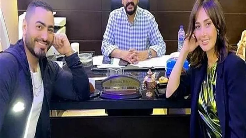 بدء تحضيرات فيلم تامر حسنى وحلا شيحة 