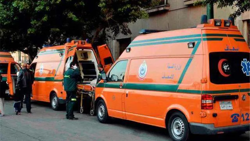 إصابة ١٣ في إنقلاب ميكروباص بطريق 