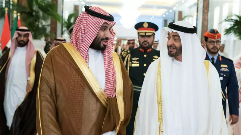 إشارة من محمد بن سلمان وولي عهد دبي تشعل الحماس على مواقع التواصل