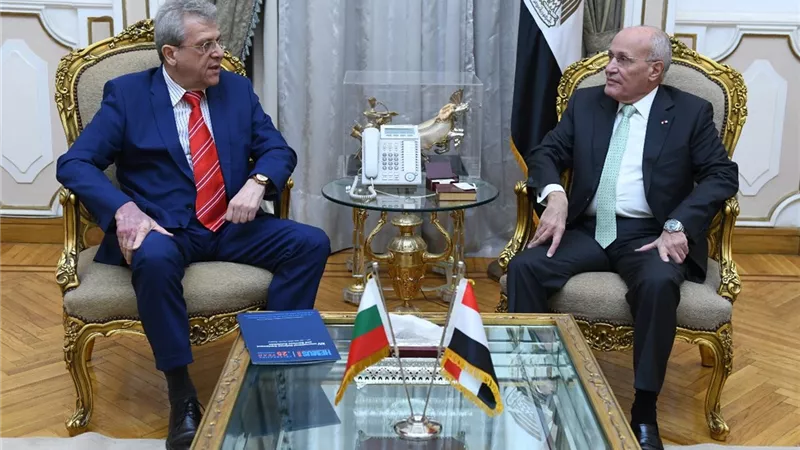 وزير الانتاج الحربى يبحث التعاون المشترك مع سفير جمهورية بلغاريا بالقاهرة