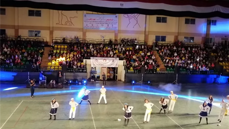 جامعة جنوب الوادي تشارك في فعاليات ختام الاولمبياد الرياضى للمحافظات الحدودية