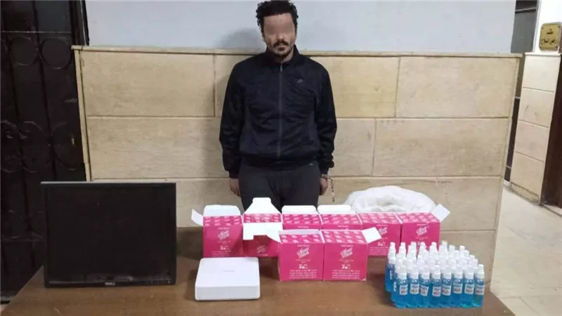 سقوط حرامى المتاجر بالمقطم
