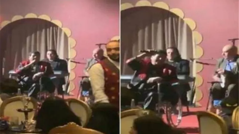 شعبان عبد الرحيم يكشف سبب جلوسه على كرسي متحرك فى موسم الرياض