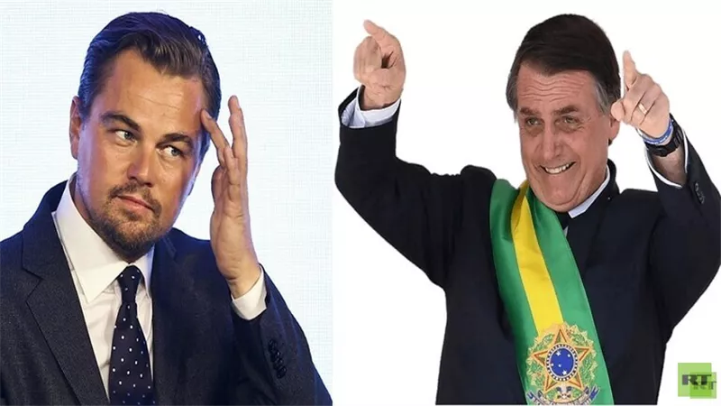 دي كابريو ينفي اتهام الرئيس البرازيلي بشأن حرائق الغابات