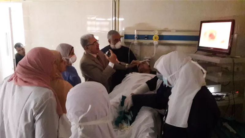 اجراء 20 عملية مناظير بوحدة مناظير النساء والتوليد والأطفال باسيوط