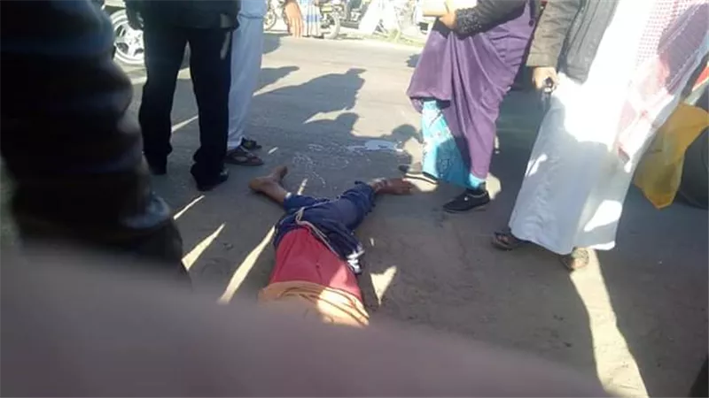 مصرع شخص فى حادث تصادم بالبحيرة..صور