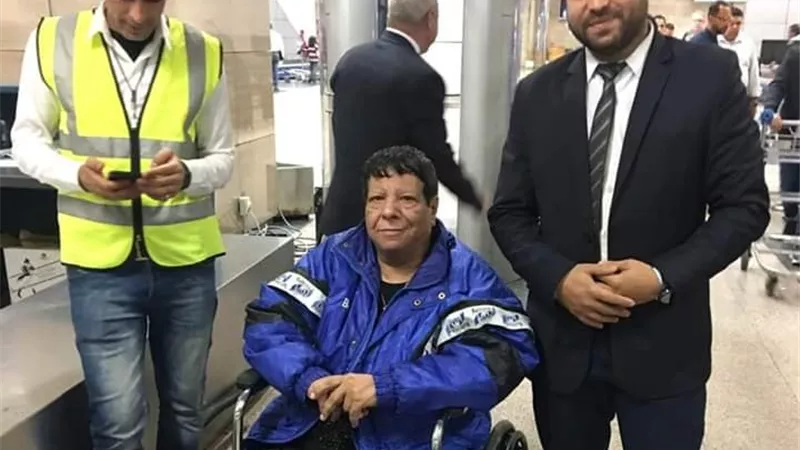 اخر صورة لشعبان عبد الرحيم قبل وفاته