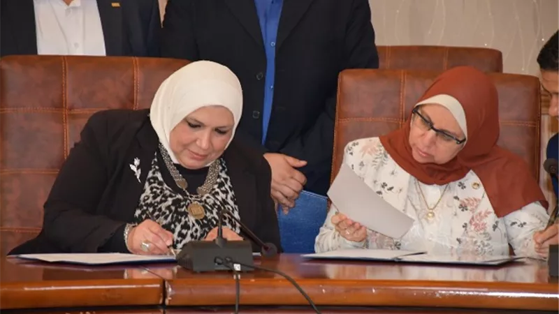 بروتوكول تعاون بين جامعة القناة والهيئة العربية للتصنيع ..صور
