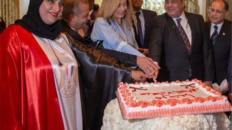 الجالية المصرية بالسعودية يحتفون بالقنصل فتحي محمد مصطفي لمباشرة عمله