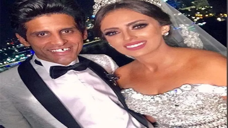 حمدى الميرغنى وإسراء عبد الفتاح يرزقان بطفلتهما الأولى 