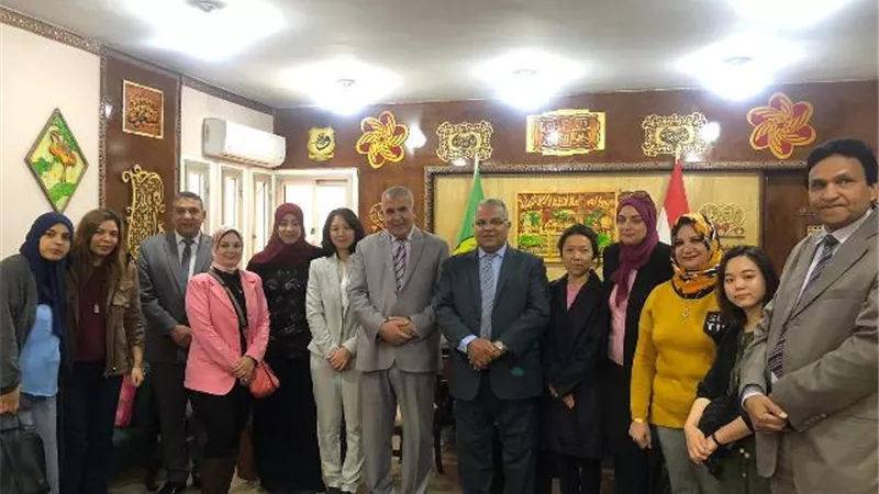 وفد ياباني يتفقد حضانات الجايكا في الإسماعيلية