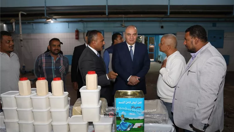 محافظ قنا يتفقد مشروعات الامن الغذائي بمنطقة المعنا
