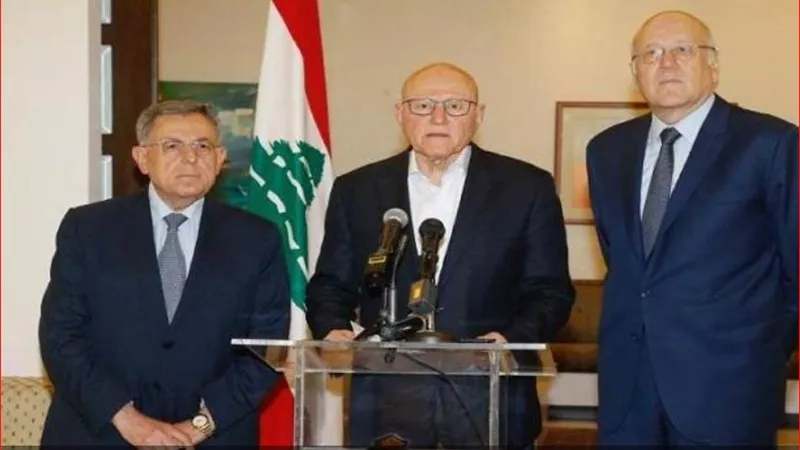 بيان مشترك لرؤساء وزراء سابقين بلبنان يستهجن تكليف الخطيب