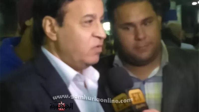 وصول الفنان حلمى عبد الباقى عزاء شعبان عبد الرحيم