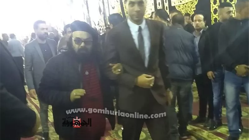 أبو الليف فى عزاء شعبان عبد الرحيم بفيصل