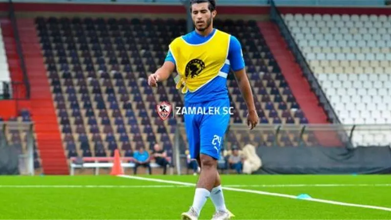 محمد حسن يخوض تدريبات خاصة في مران الزمالك