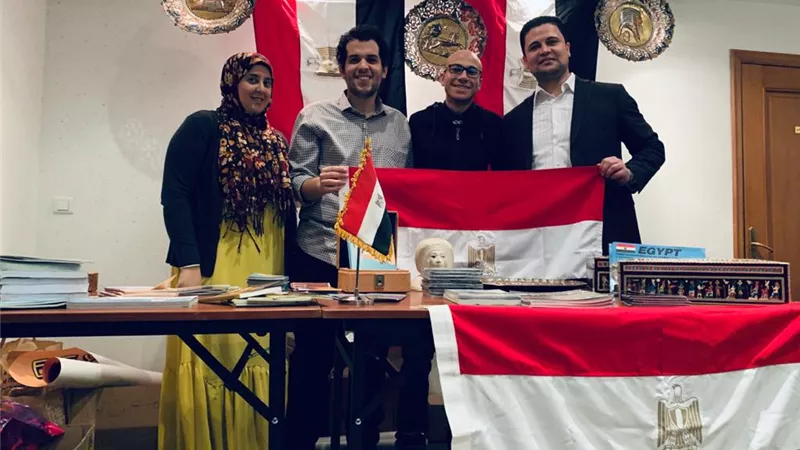 السفارة المصرية في روسيا تشارك فى احتفالية جامعة الدول العربية بـ