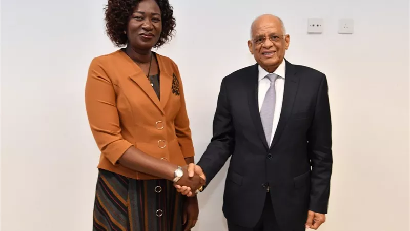 رئيس مجلس النواب يلتقى وزيرة الخارجية والتعاون الدولى فى جنوب السودان ... صور