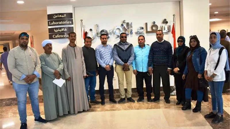 الإتحاد العربى الإفريقى للتنمية المستدامة فى زيارة لمستشفى شفاء الأورمان بالأقصر