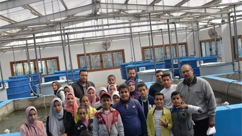 جامعة كفر الشيخ تستقبل طلاب مدرسة تابعة لإدارة قلين التعليمية