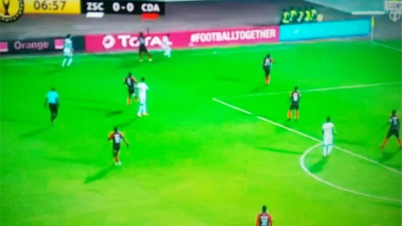 الزمالك يتقدم على أول أغسطس بهدف بن شرقى فى الشوط الاول