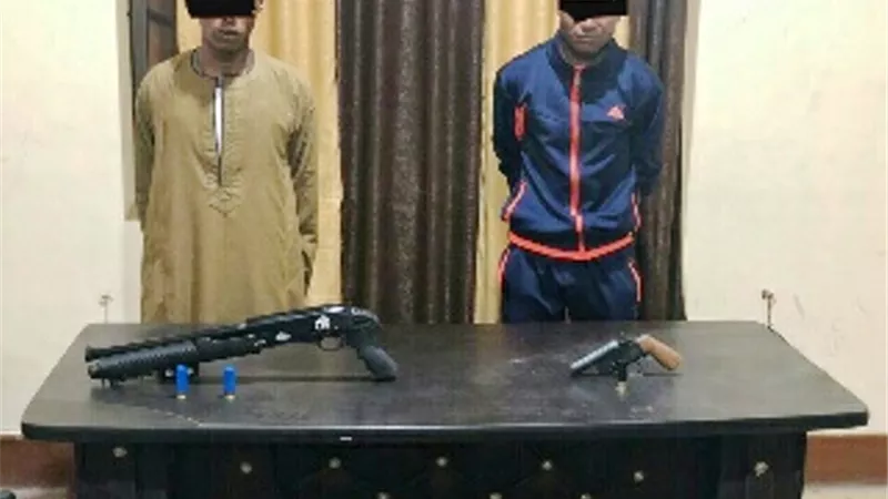 ضبط أخطر تشكيل عصابى للسرقة بالإكراه بابوتشت